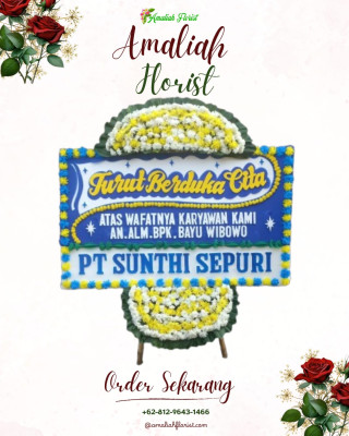 Papan Bunga Duka di Sepang